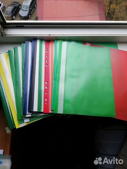 Папки скоросшиватели б/у