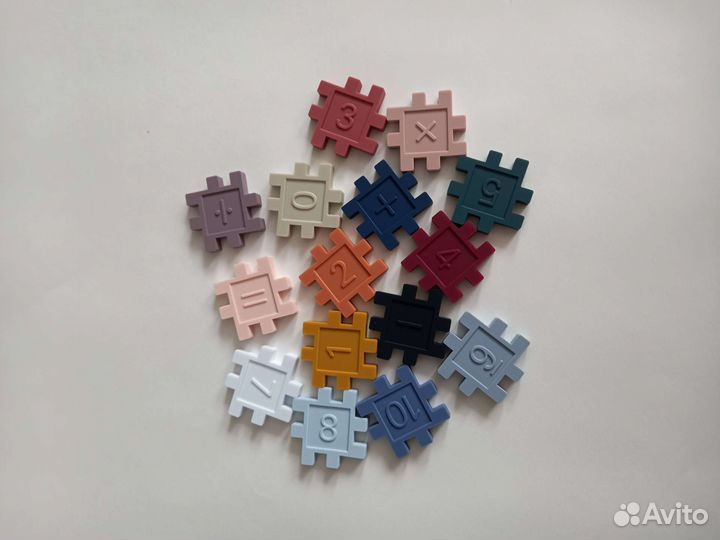 Кубики-пазлы силиконовые