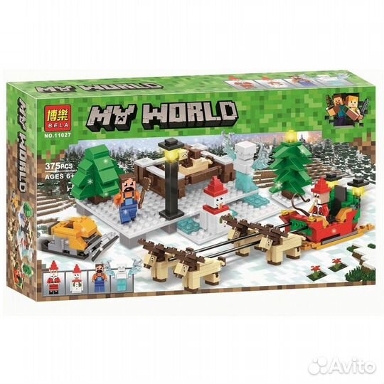 Конструктор 11027 Новый год: Прогулка на оленях