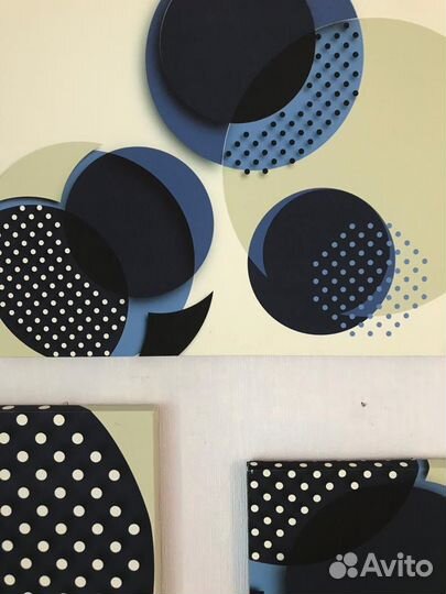 Постер абстракция 3 штуки