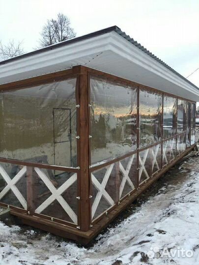 Мягкие гибкие окна пвх для беседок