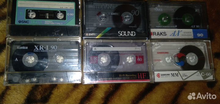 Аудиокассеты разных фирм