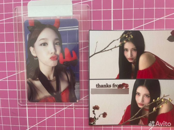 Наен рожки / twice / твайс / кпоп карты