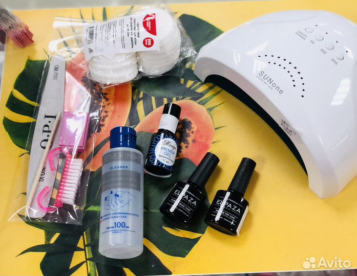 Набор для гель лака с лампой