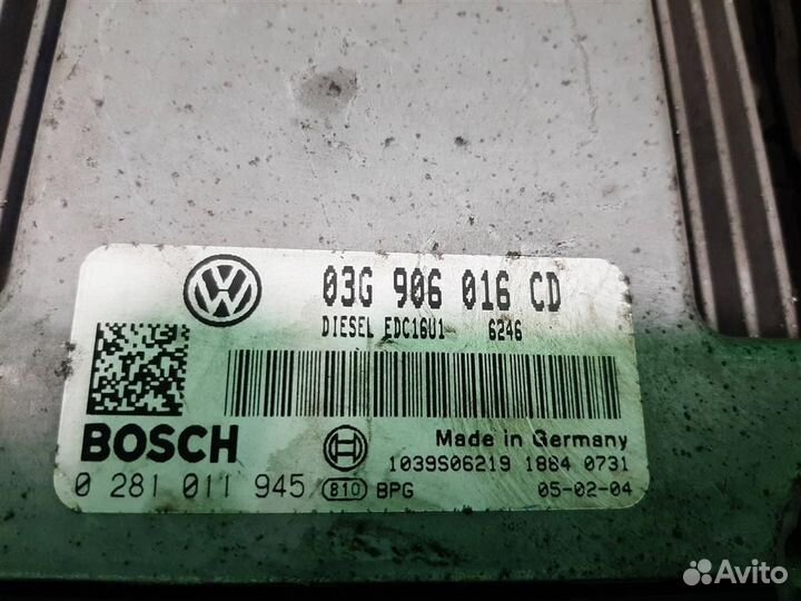 Блок управления двс volkswagen Touran (1T1) 2005