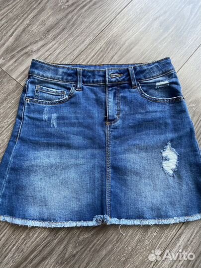 Юбка джинсовая