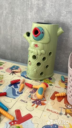 Магнитная рыбалка червячки