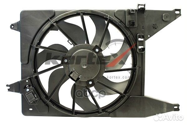 Вентилятор радиатора renault logan 08/LADA Lar