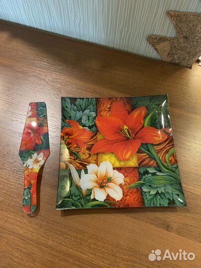 Тарелка для торта+лопатка