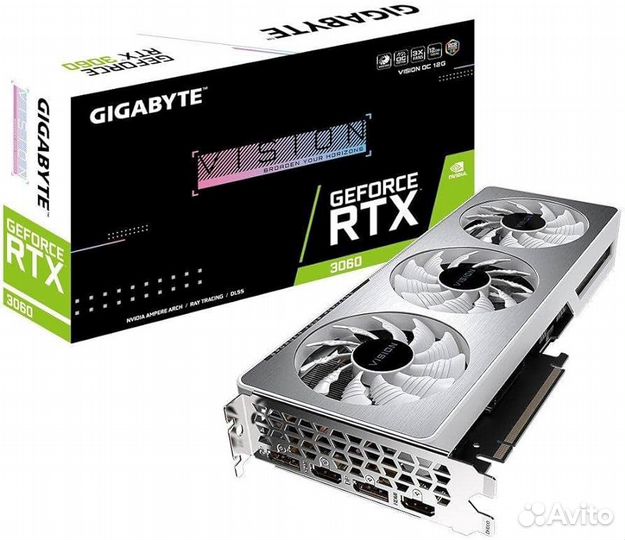 Видеокарта gigabyte GeForce RTX 3060 vision OC