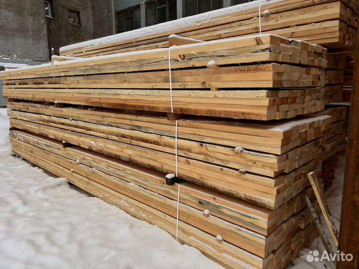 Брус обрезной 100х150х6000мм 1 сорт ГОСТ
