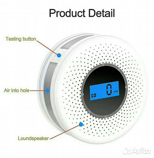 Датчик задымления и угарного газа
