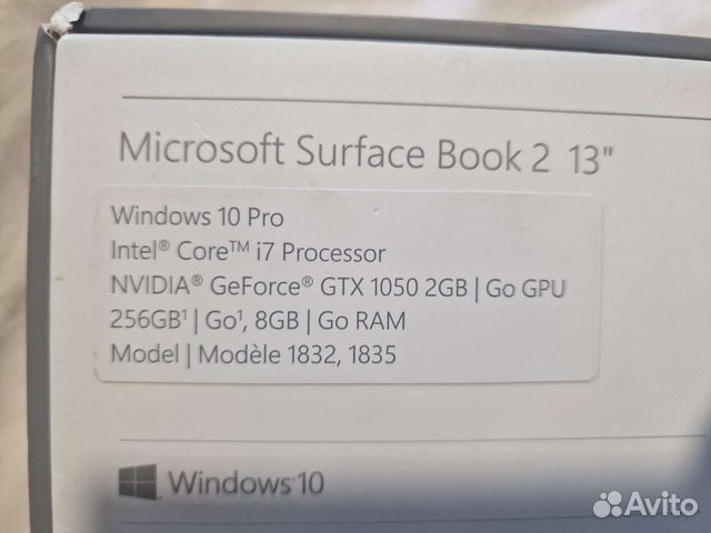 Microsoft surface book 2 объявление продам