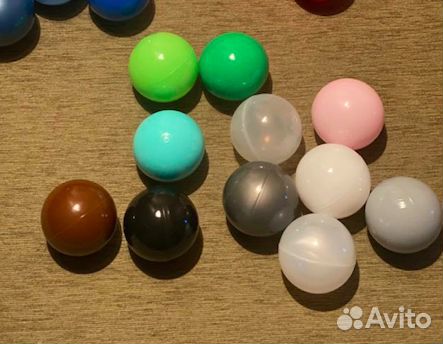 Мячики цветные для игр и бассейнов