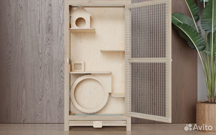 Клетка Витрина для шиншилл дегу хорька грызунов