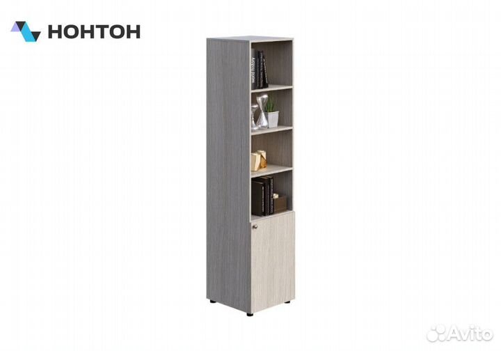 Стеллаж Мийа-3А ясень шимо светлый