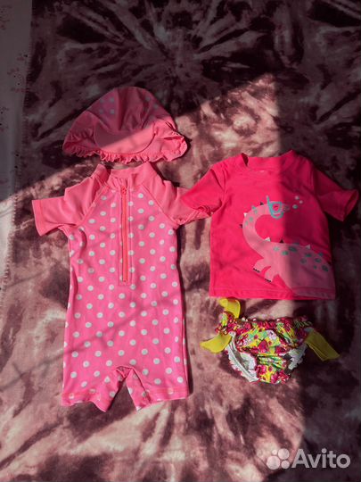 Купальный костюм, майка spf