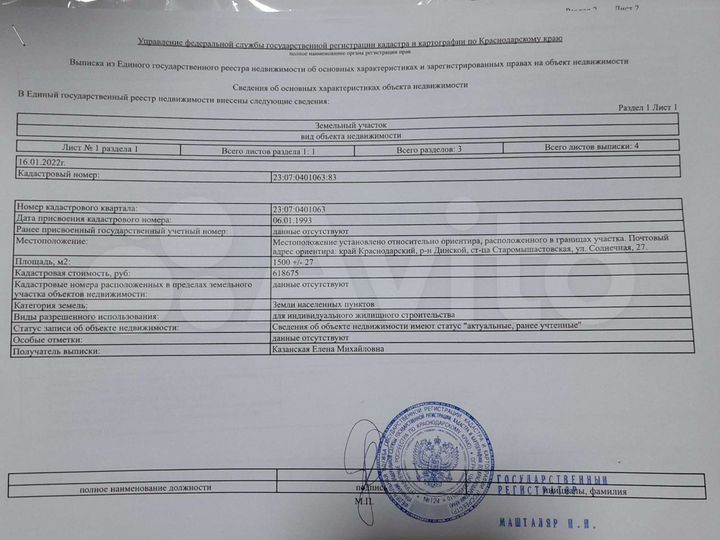 Участок 15 сот. (ИЖС)