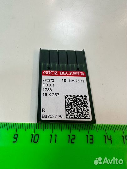Игла Groz-beckert DBx1 № 75/11 Германия 10 шт