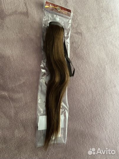 Хвост на заколках