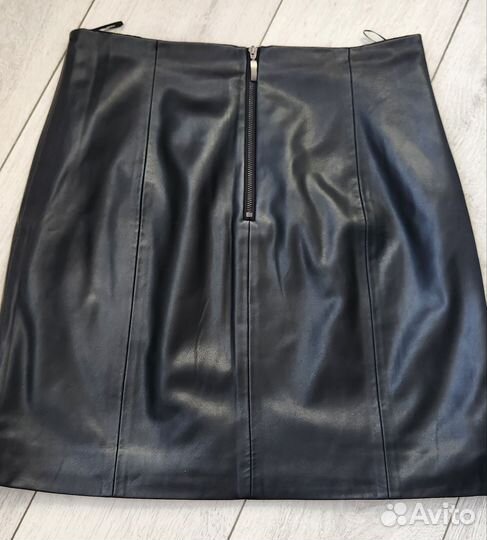 Юбка экокожа 48р