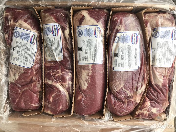 Говяжья вырезка заморозка / Парагвай / под заказ