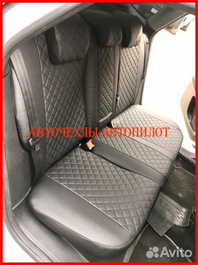 Чехлы Автопилот Ford Mondeo 4 из экокожи чёрные