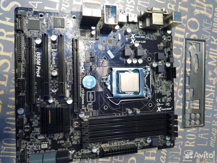 Комплект i5 4690k + Asrock b85m pro4