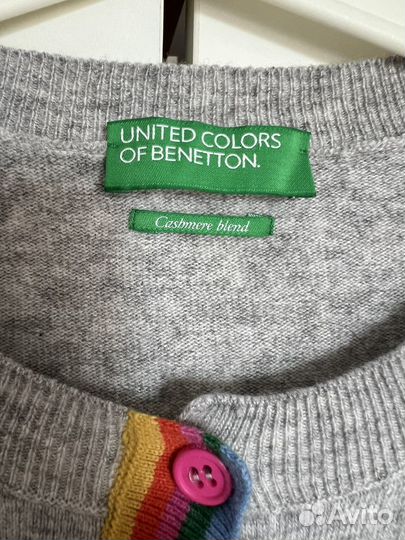 Benetton кардиган шерсть оригинал