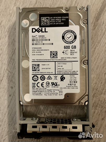 Жесткий диск Dell (Seagate) Exos st600mm0069 2,5”