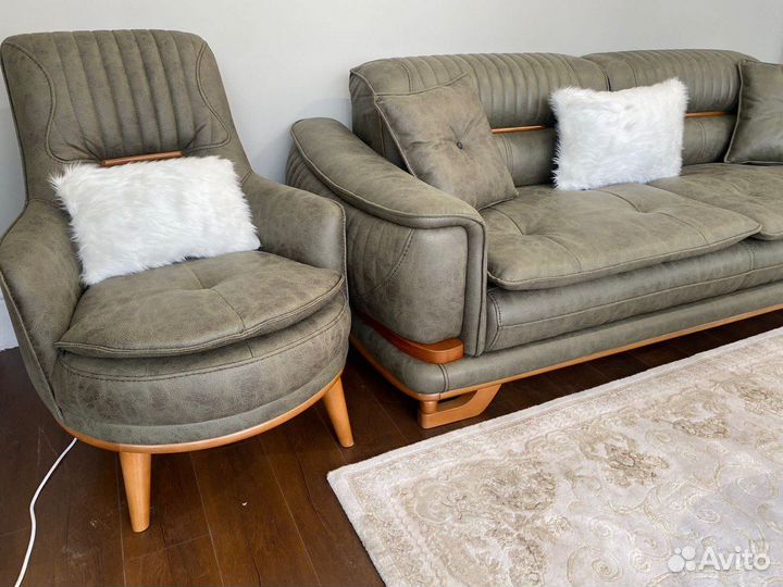 Диван с креслами bianko