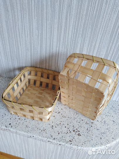 Корзиночки плетеные
