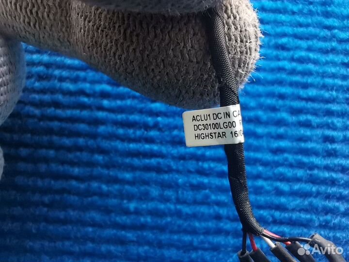 Разъём питанияlenovo 300-15 80m3 dc30100lg00