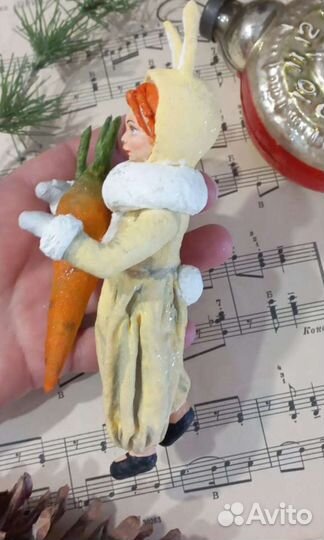 Ватные елочные игрушки