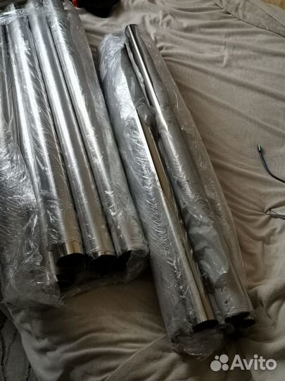 Трубы выхлопные из нержавейки 51мм 63мм 76мм