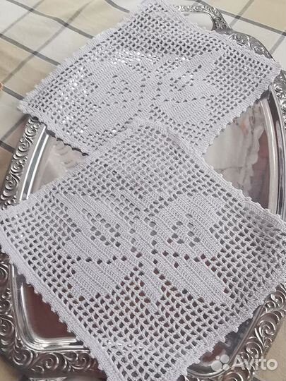 Салфетки Винтаж хлопок Бабочки