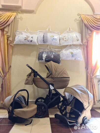 Коляска 3 в 1 Verdi Mocca новая