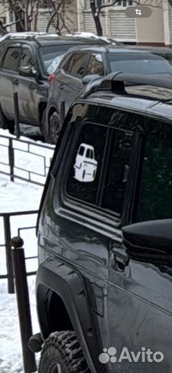 Фотрточки задние раздвижные на ниву