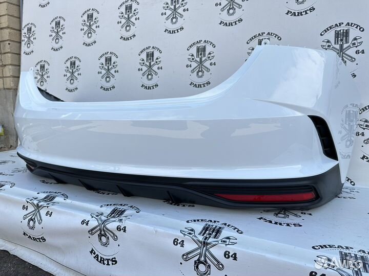 Бампер задний Hyundai Solaris 2 Рестайлинг в сборе