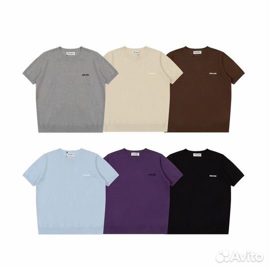 Трикотажные Топы Miu Miu