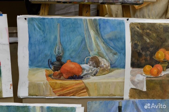 Подготовка в художественное училище, онлайн