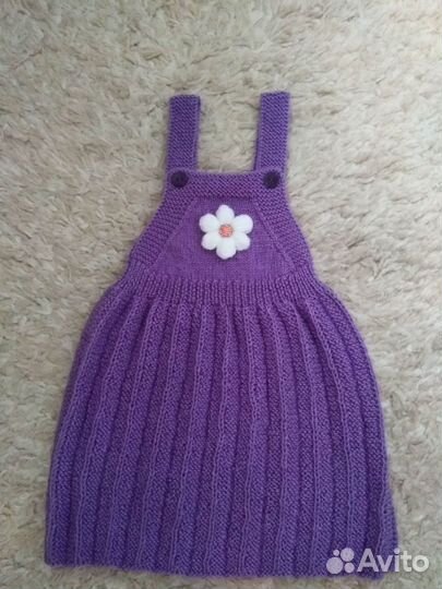 Детский вязаный комплект