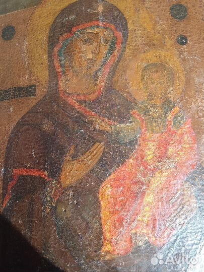 Старинная икона Божией Матери Смоленская