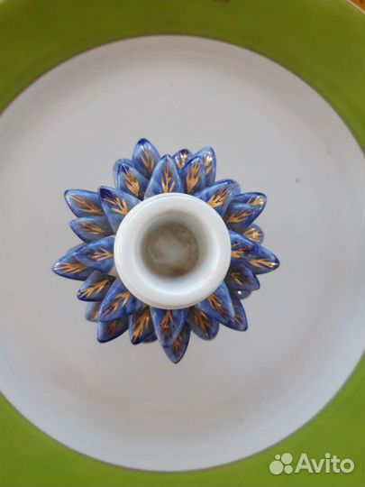 Чешский подсвечник фарфор