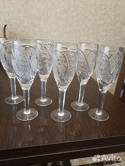 Фужеры хрустальные СССР, в доставке