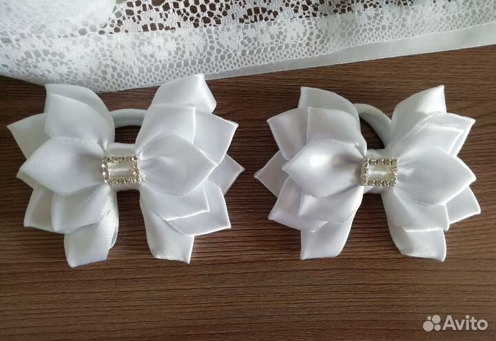 Бантики белые