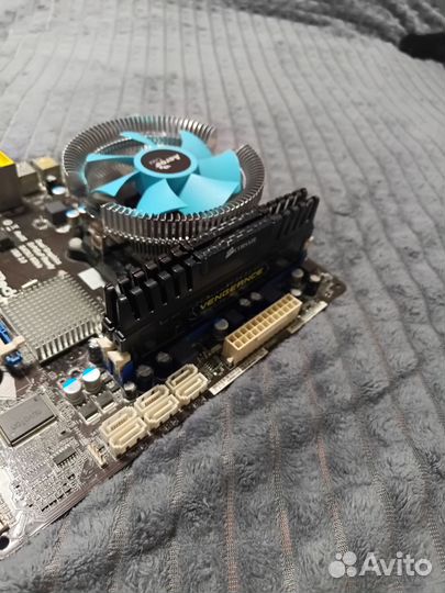 Рабочий комплект на Amd A8-3800 8 гигов оперативки