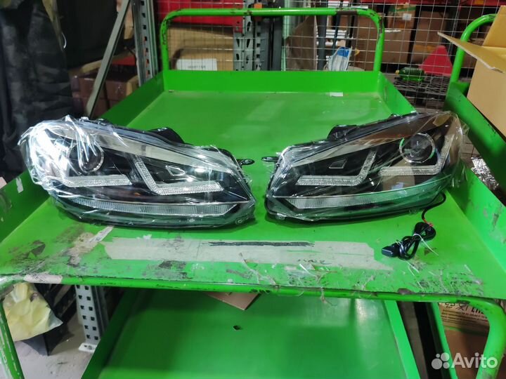 Ком-кт фар лев и прав Golf 6 Osram ledhl102-CM