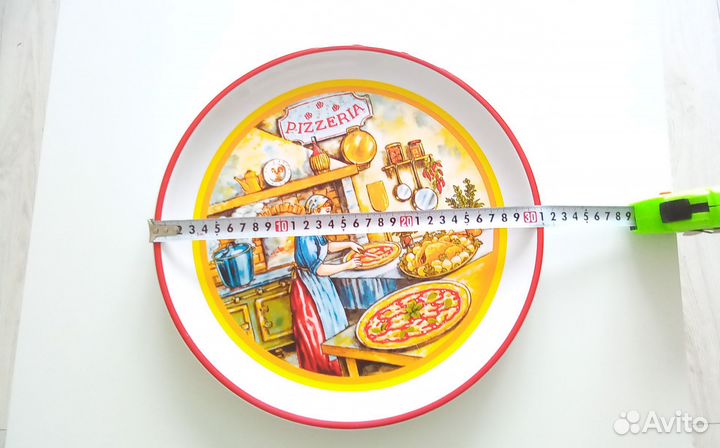 Блюдо большое круглое. Б/у