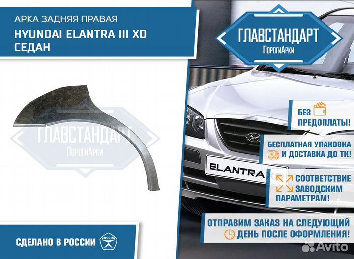 Арка Элантра 3 XD правая